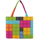 pink Building Blocks Mini Tote Bag