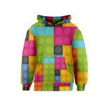 pink Building Blocks Kids  Pullover Hoodie