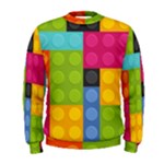 pink Building Blocks Men s Sweatshirt