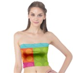 pink Building Blocks Tube Top