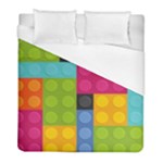 pink Building Blocks Duvet Cover (Full/ Double Size)