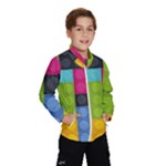 pink Building Blocks Wind Breaker (Kids)