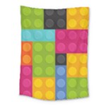 pink Building Blocks Medium Tapestry