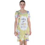 Easter Unicorn Short Sleeve Nightdress