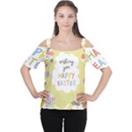 Easter Unicorn Cutout Shoulder Tee