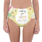 Easter Unicorn Reversible High-Waist Bikini Bottoms