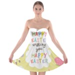 Easter Unicorn Strapless Bra Top Dress