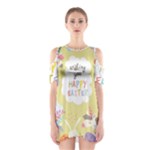 Easter Unicorn Shoulder Cutout One Piece