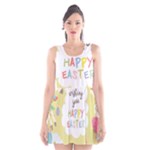 Easter Unicorn Scoop Neck Skater Dress