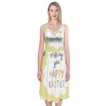 Easter Unicorn Midi Sleeveless Dress