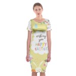 Easter Unicorn Classic Short Sleeve Midi Dress