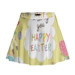 Easter Unicorn Mini Flare Skirt