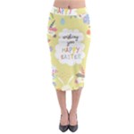 Easter Unicorn Midi Pencil Skirt