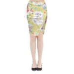 Easter Unicorn Midi Wrap Pencil Skirt