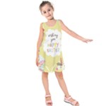 Easter Unicorn Kids  Sleeveless Dress