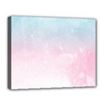 Watercolor Gradient Ombre Canvas 14  x 11  (Stretched)