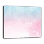 Watercolor Gradient Ombre Canvas 20  x 16  (Stretched)