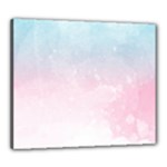 Watercolor Gradient Ombre Canvas 24  x 20  (Stretched)