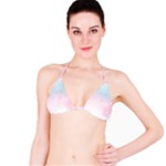 Watercolor Gradient Ombre Bikini Top