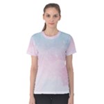 Watercolor Gradient Ombre Women s Cotton Tee