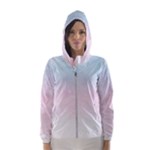 Watercolor Gradient Ombre Hooded Wind Breaker (Women)