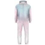 Watercolor Gradient Ombre Hooded Jumpsuit (Men)