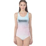 Watercolor Gradient Ombre One Piece Swimsuit