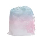 Watercolor Gradient Ombre Drawstring Pouch (XL)