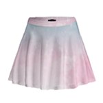 Watercolor Gradient Ombre Mini Flare Skirt