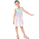 Watercolor Gradient Ombre Kids  Sleeveless Dress