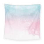 Watercolor Gradient Ombre Square Tapestry (Large)