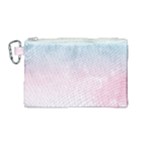 Watercolor Gradient Ombre Canvas Cosmetic Bag (Medium)