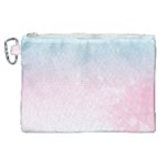 Watercolor Gradient Ombre Canvas Cosmetic Bag (XL)