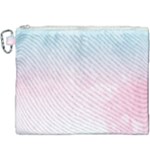 Watercolor Gradient Ombre Canvas Cosmetic Bag (XXXL)