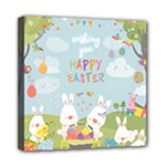 easter bunnies Mini Canvas 8  x 8  (Stretched)