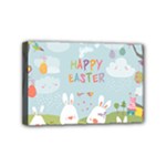 easter bunnies Mini Canvas 6  x 4  (Stretched)