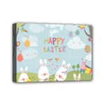 easter bunnies Mini Canvas 7  x 5  (Stretched)