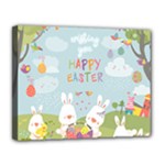 easter bunnies Canvas 14  x 11  (Stretched)