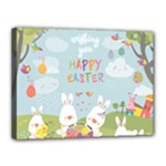 easter bunnies Canvas 16  x 12  (Stretched)