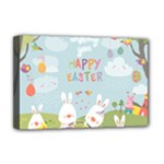 easter bunnies Deluxe Canvas 18  x 12  (Stretched)