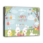 easter bunnies Deluxe Canvas 20  x 16  (Stretched)