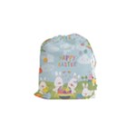 easter bunnies Drawstring Pouch (Small)