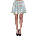 easter bunnies Skater Skirt