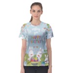 easter bunnies Women s Sport Mesh Tee