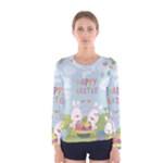 easter bunnies Women s Long Sleeve Tee