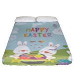 easter bunnies Fitted Sheet (King Size)