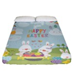 easter bunnies Fitted Sheet (California King Size)