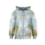 easter bunnies Kids  Zipper Hoodie