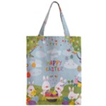 easter bunnies Zipper Classic Tote Bag