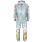 easter bunnies Hooded Jumpsuit (Men)